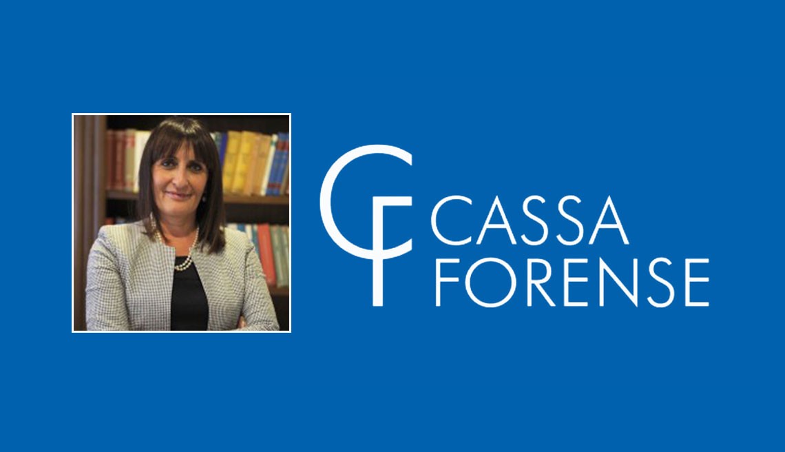 Marisa Annunziata, prima donna alla guida di Cassa Forense