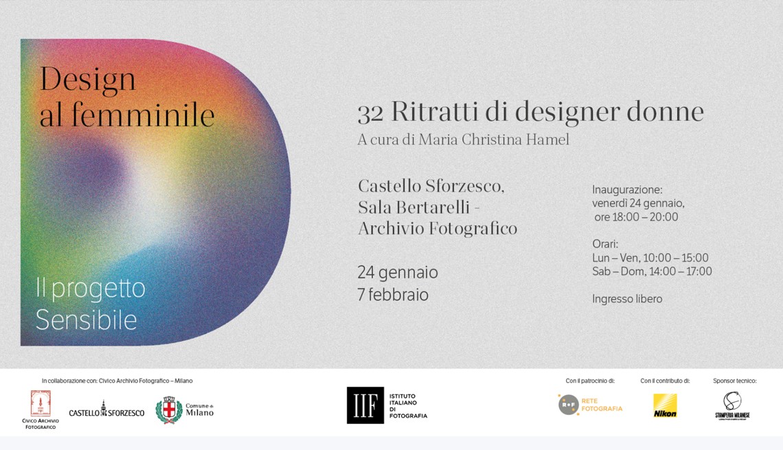 Design al femminile, 32 ritratti al Castello Sforzesco