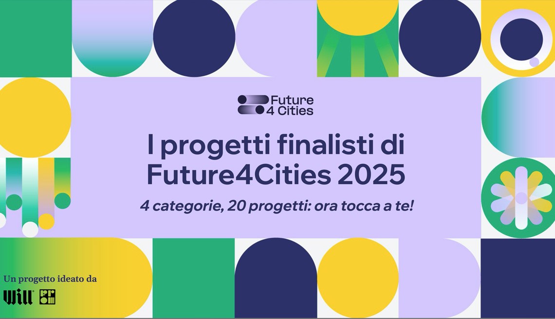 Vota entro il 5 settembre i finalisti del concorso Future4cities