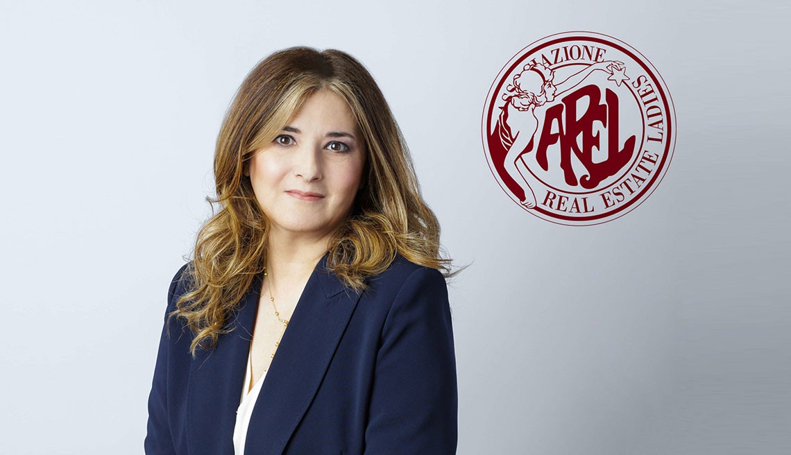 Micaela Musso alla consegna della borsa di studio AREL al Master REM