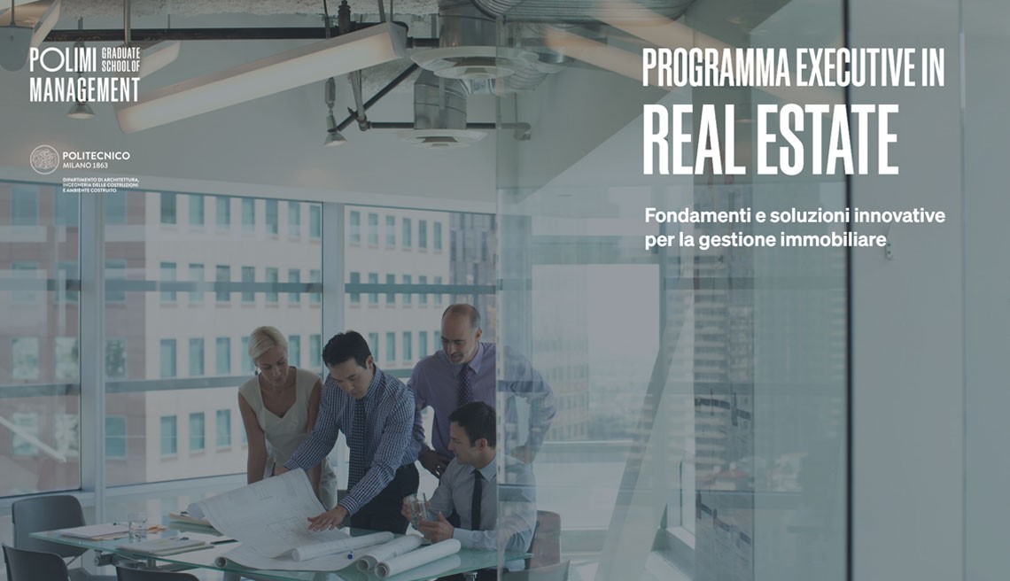 AREL patrocina il programma Executive in Real Estate 2026-2027 del Politecnico di Milano 