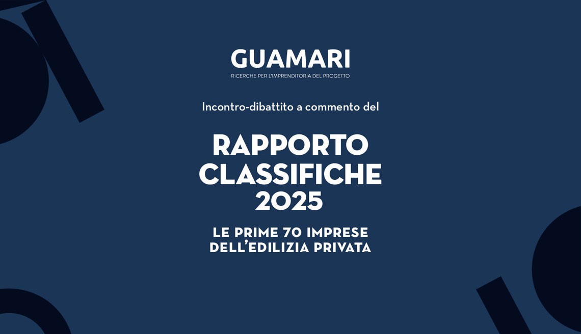 Presentato a Milano il rapporto Classifiche 2025: le prime 70 imprese dell’edilizia privata