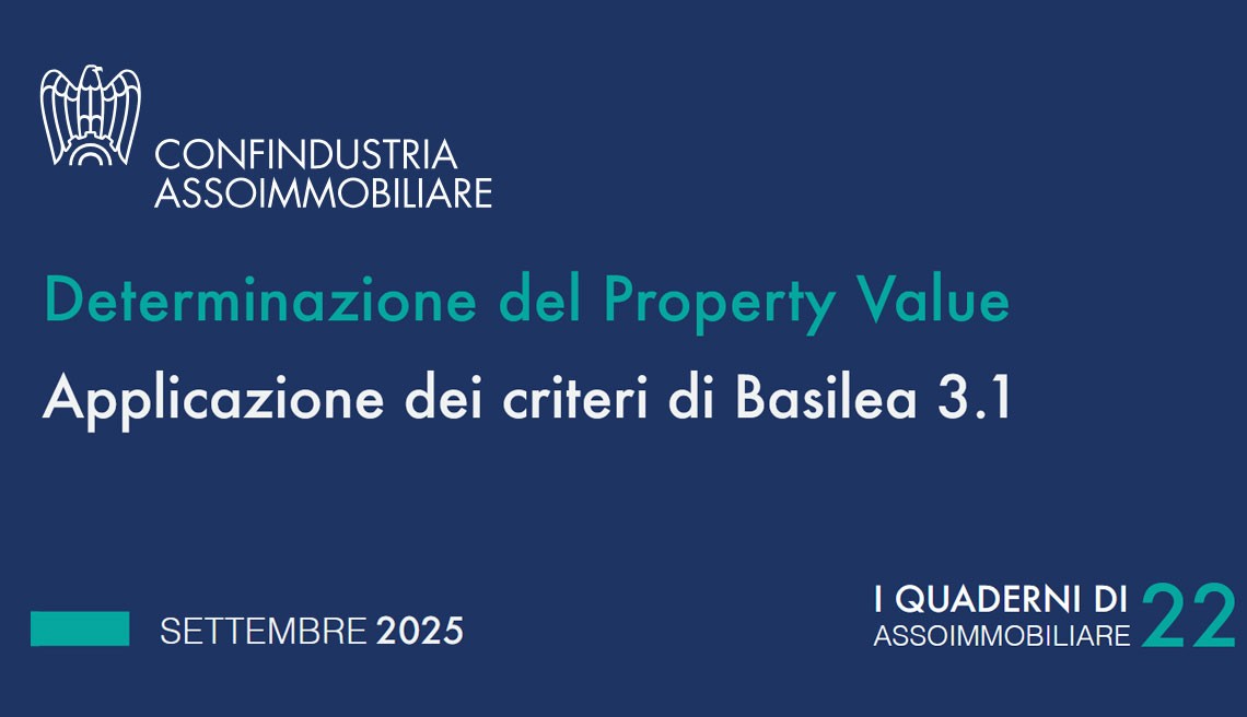 Pubblicato il quaderno n°22 di Assoimmobiliare sul Property Value