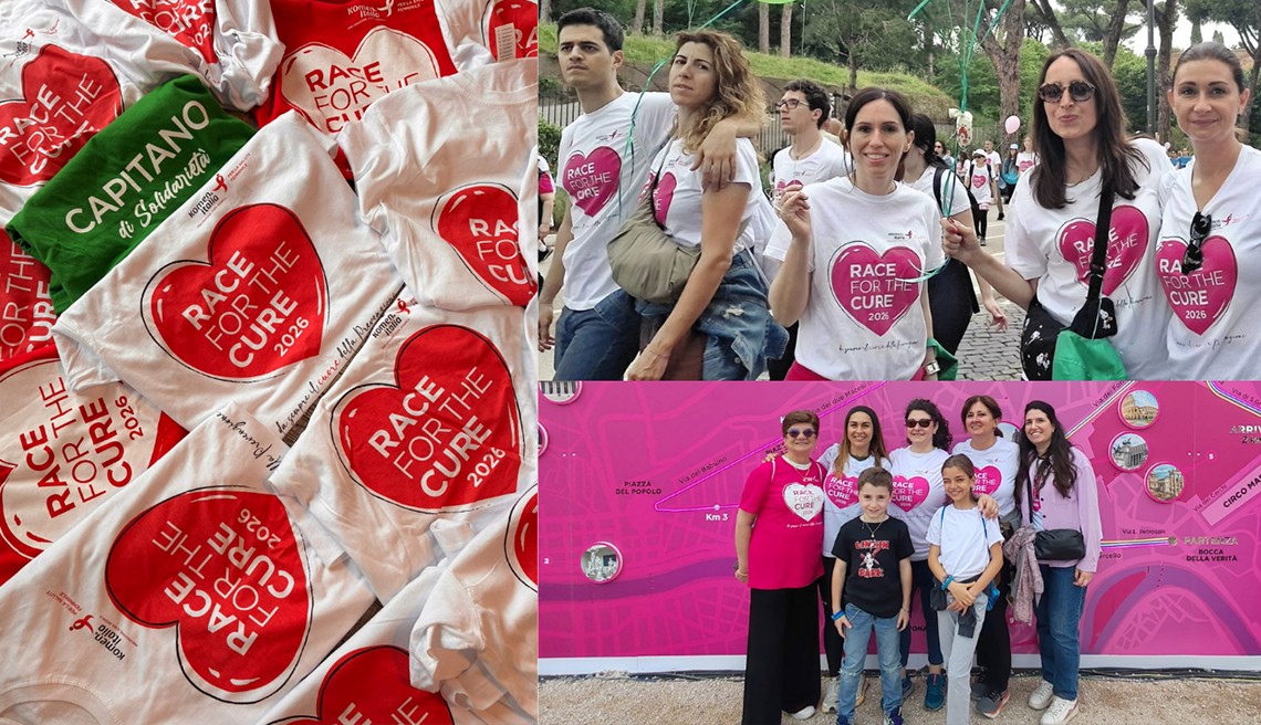 Race for the Cure 2026: la squadra AREL corre per la prevenzione