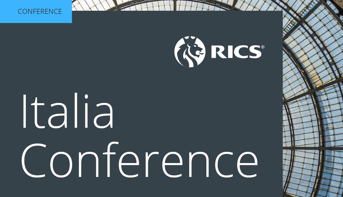 Micaela Musso alla conferenza nazionale di RICS Italia