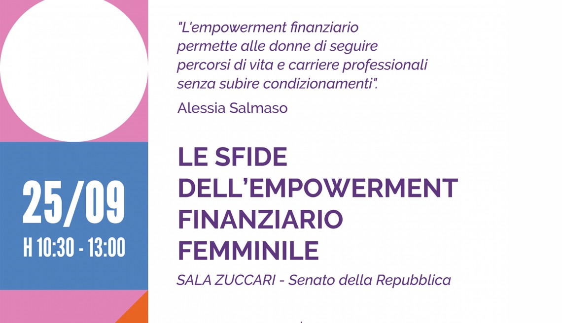 AREL ha partecipato al convegno “Le sfide dell’empowerment finanziario femminile” al Senato 