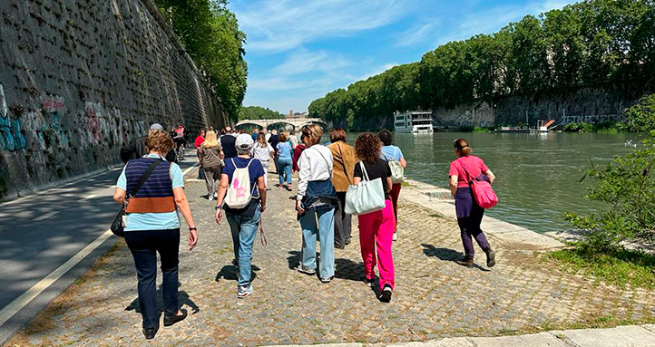 Visita ai ponti lungo il Tevere
